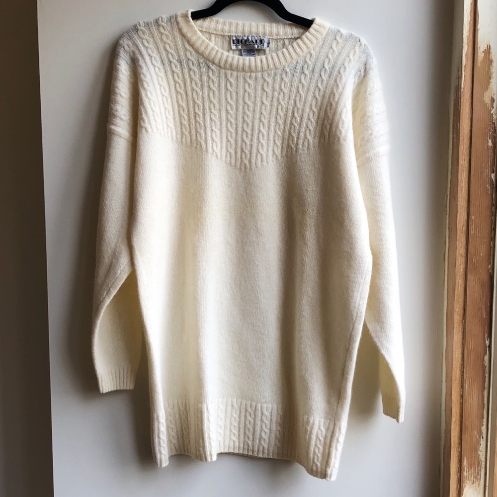 Cream Lambswool Sweater